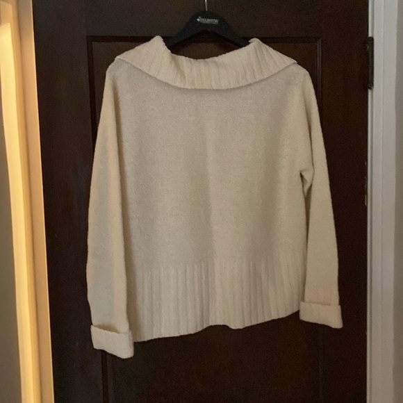 Eileen Fisher winter white pullover sweater - Picture 4 of 8